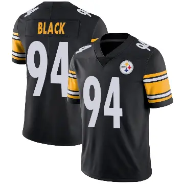 ＃94 Youth Yahya Black Black Limited Pittsburgh Steelers Team Color Vapor Untouchable Jersey